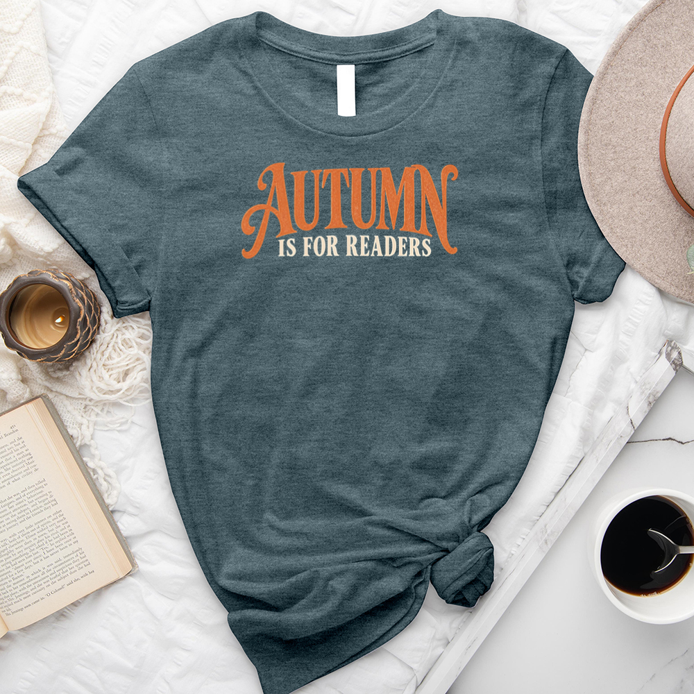 autumn for readers unisex tee