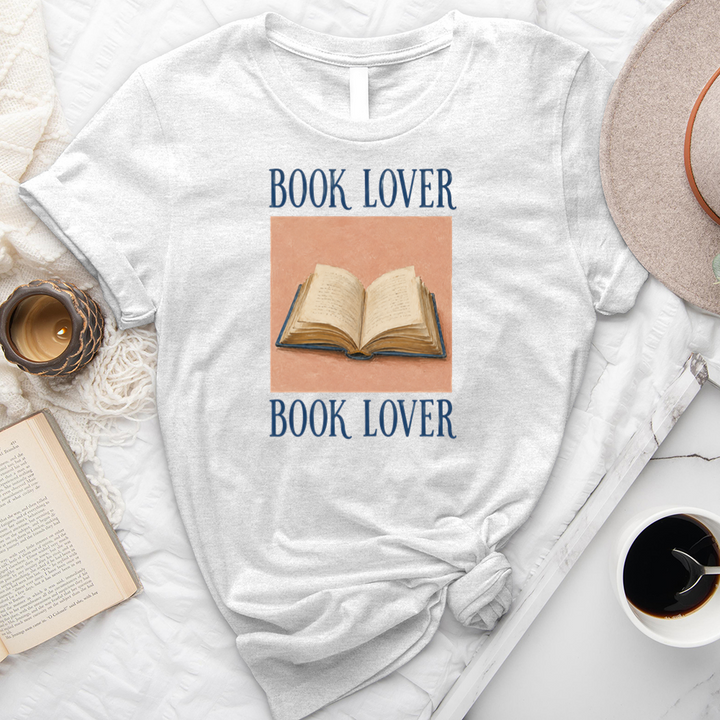 book lover picture unisex tee