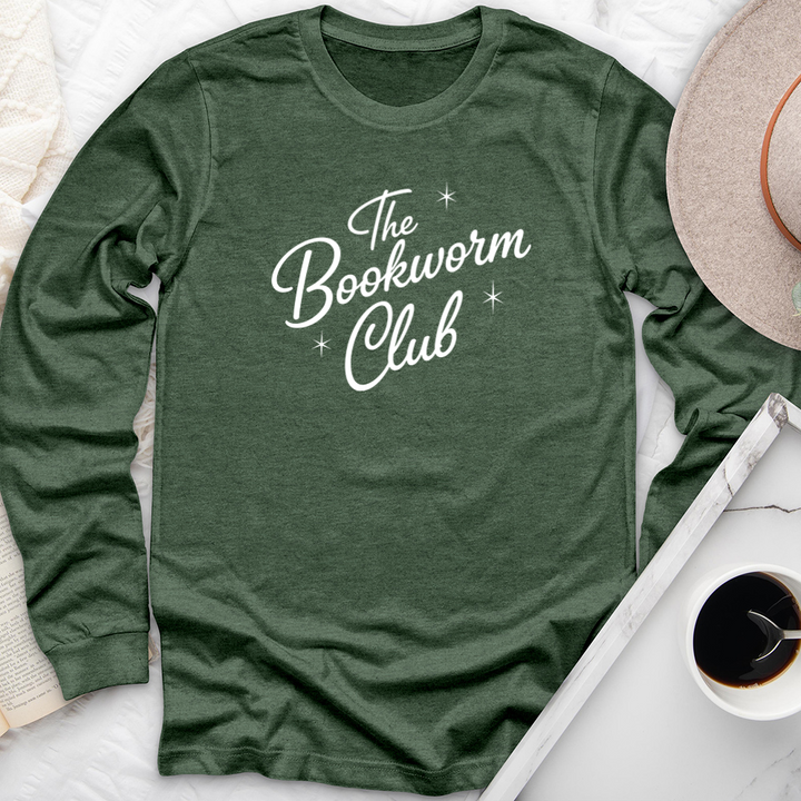 the bookworm club long sleeve unisex tee