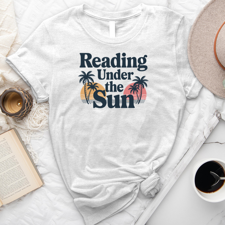 reading under the sun unisex tee