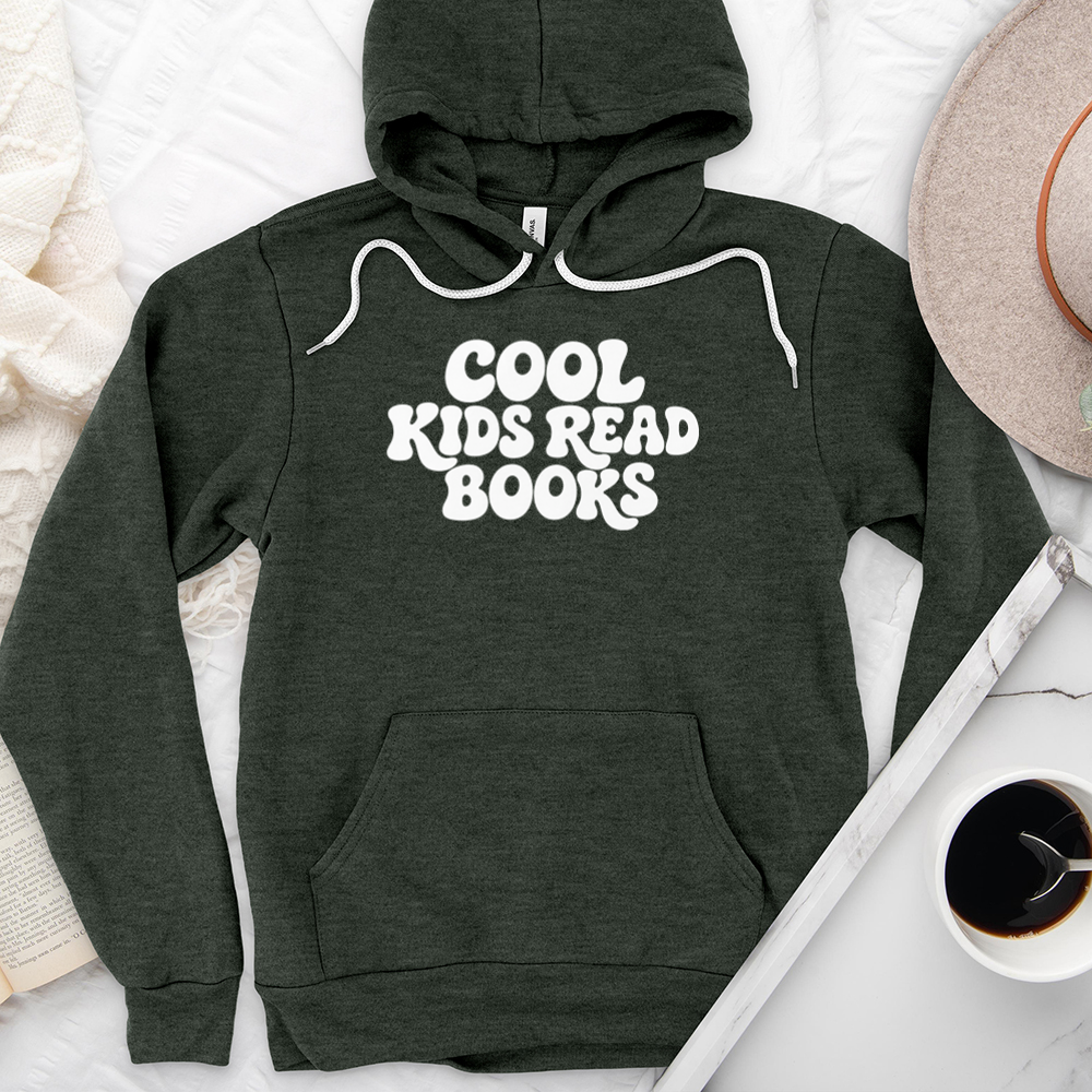 cool kids read books premium hoodie sweatshirt