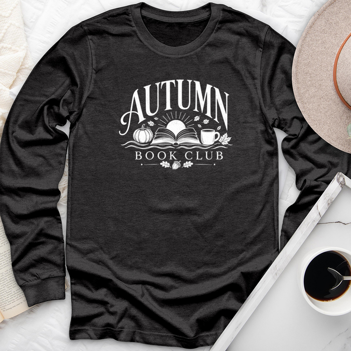 autumn book club long sleeve unisex tee