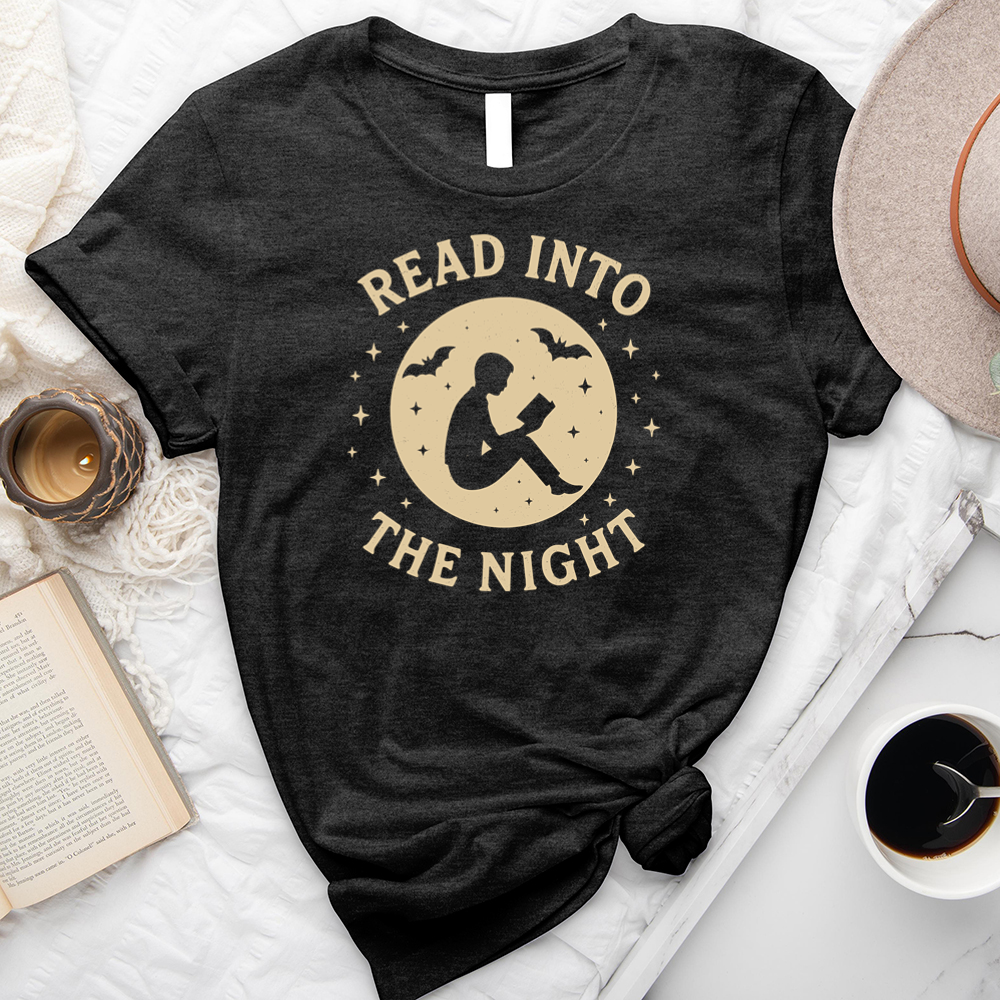 read into the night unisex tee