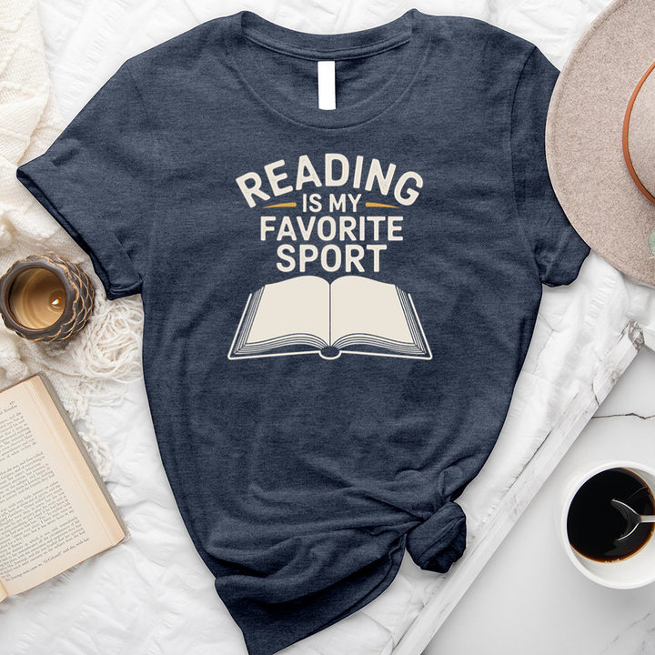 reading is my favorite sport unisex tee