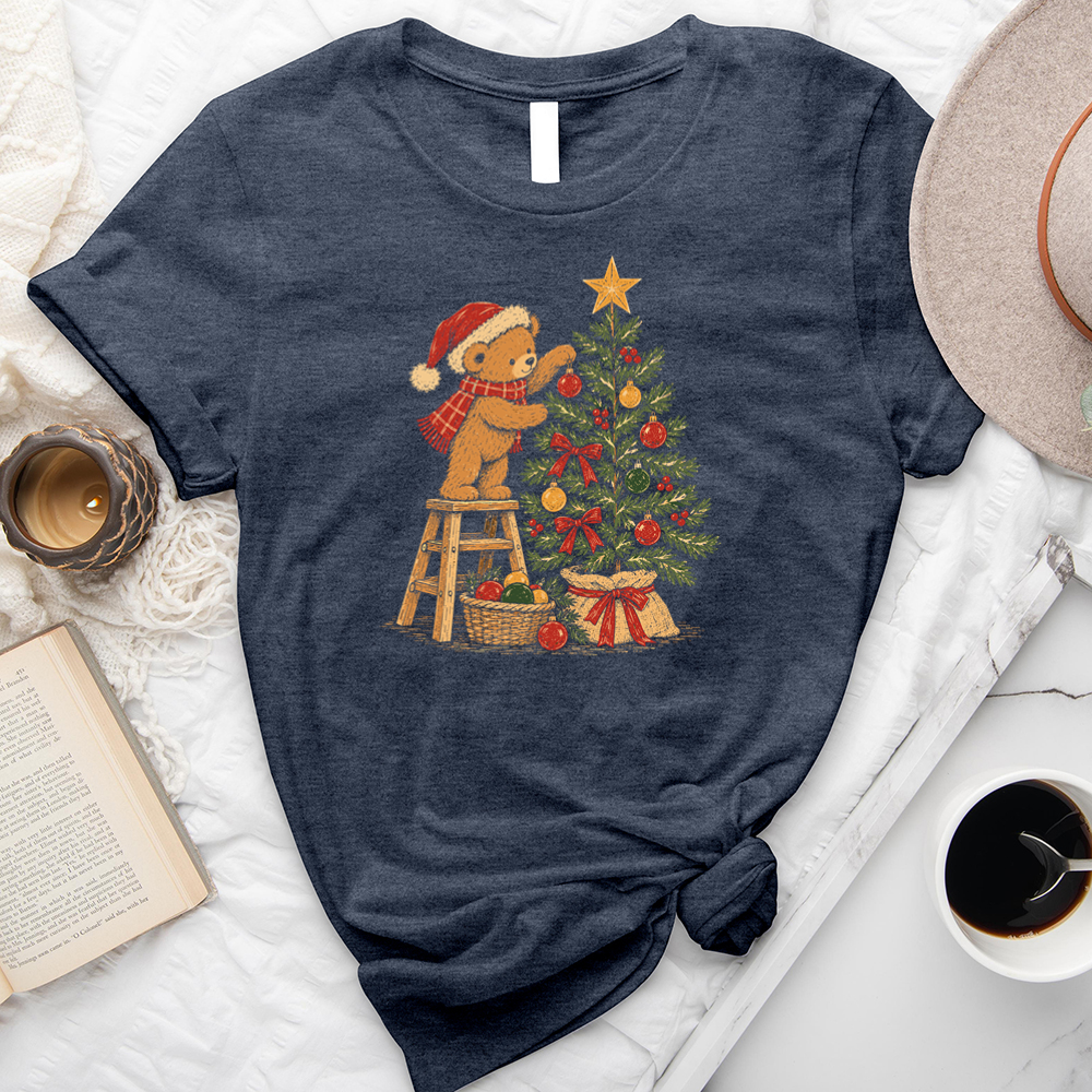 christmas bear unisex tee