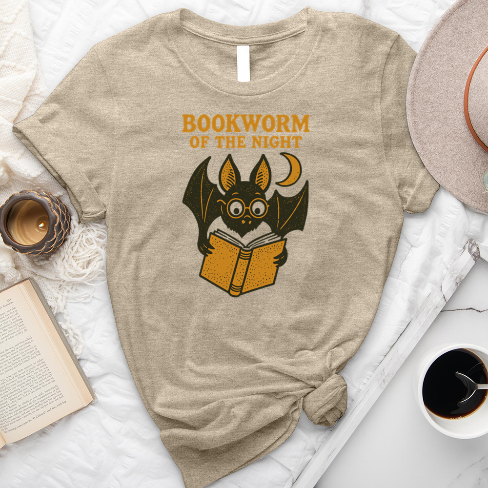 bookworm of the night unisex tee