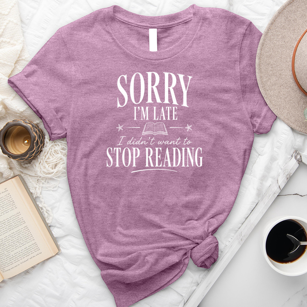 didn't want to stop reading unisex tee