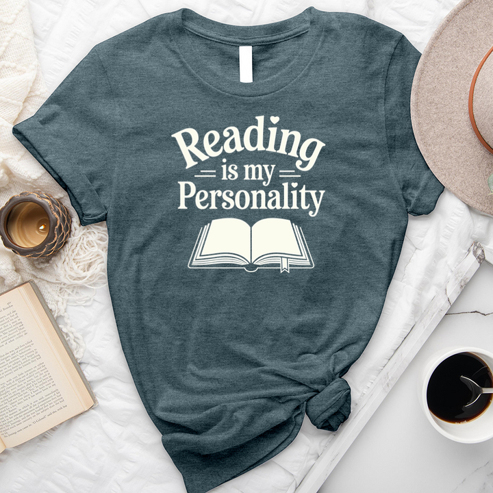 reading is my personality unisex tee