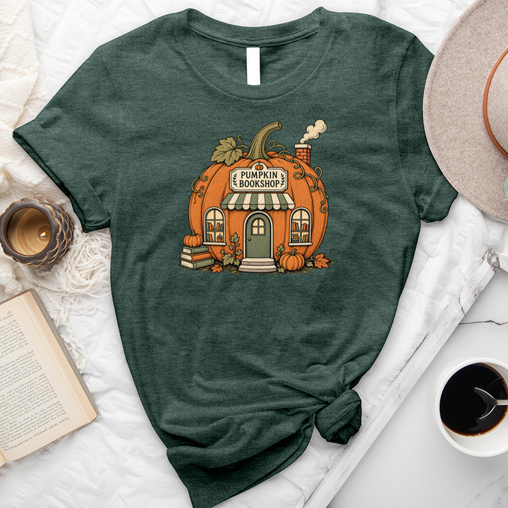 pumpkin bookshop unisex tee