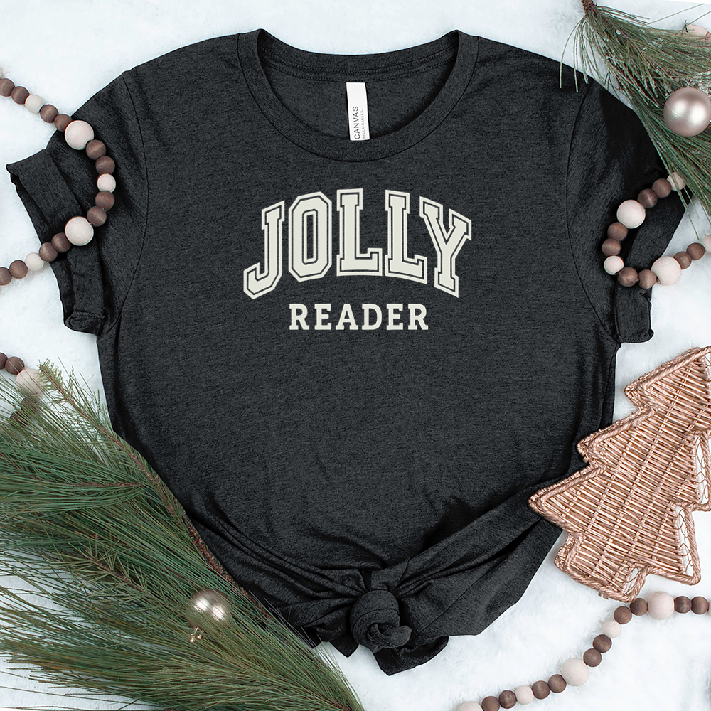jolly reader unisex tee