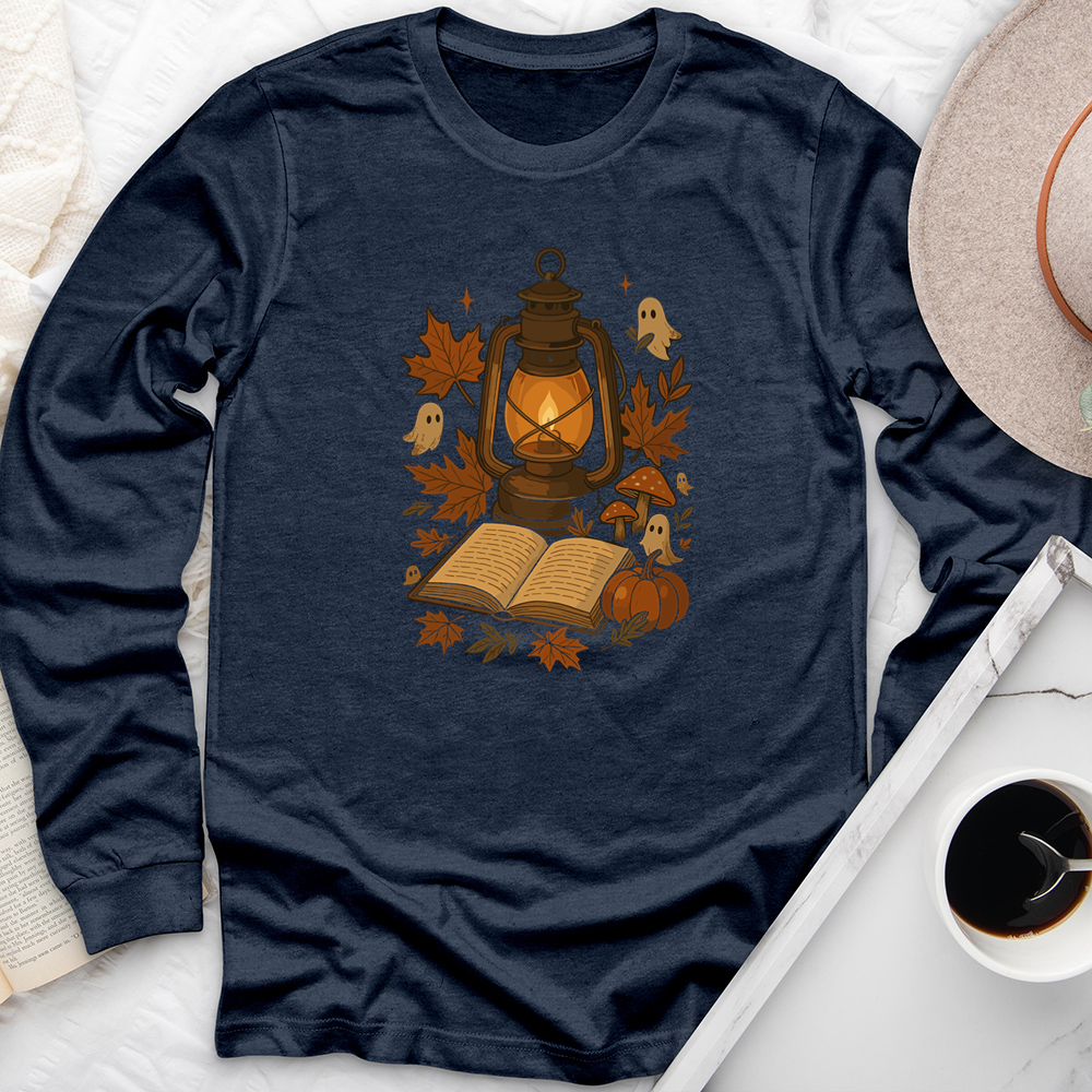 lantern lit stories long sleeve unisex tee
