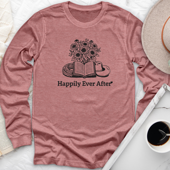 happily ever after long sleeve unisex tee