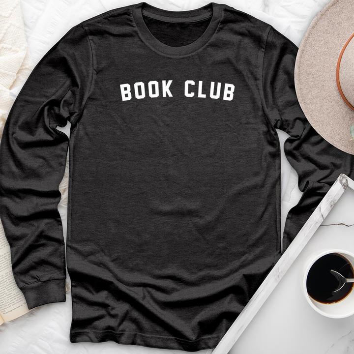 book club unisex long sleeve tee