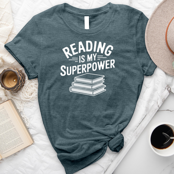 reading is my superpower unisex tee