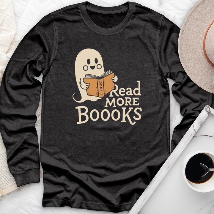 read more boooks period long sleeve unisex tee