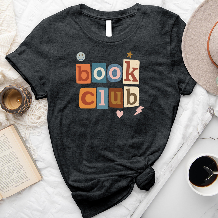 book club collage unisex tee