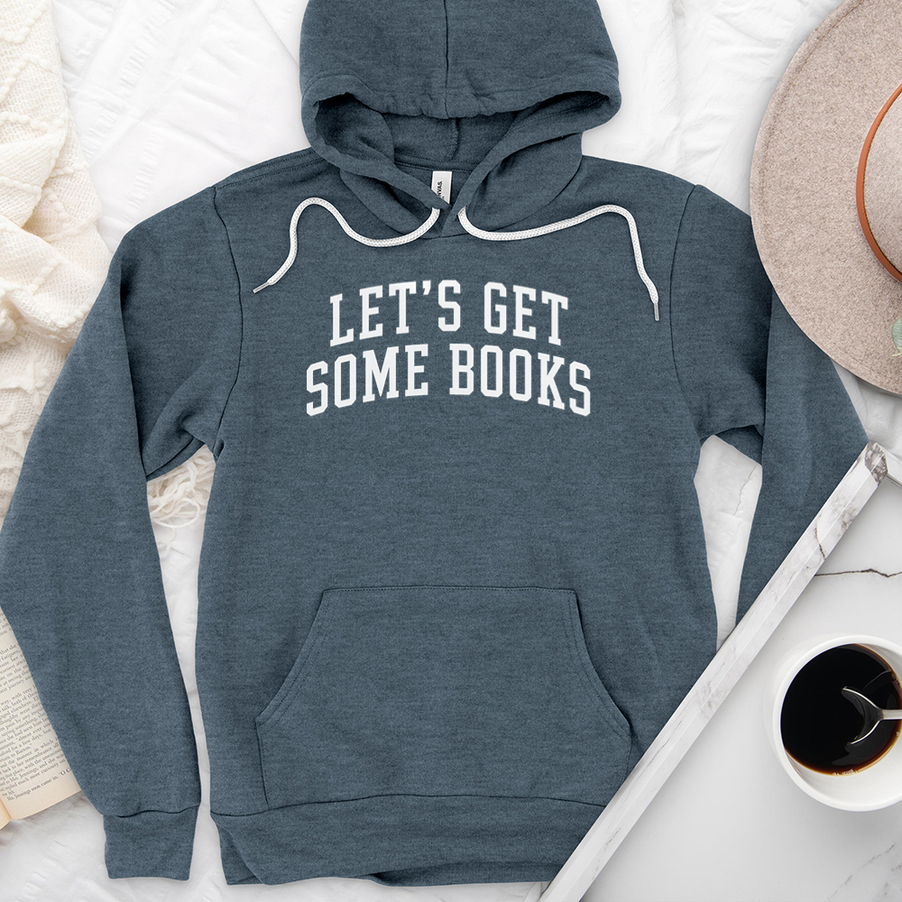let's get some books premium hoodie sweatshirt