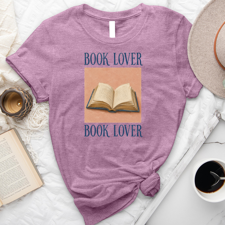 book lover picture unisex tee