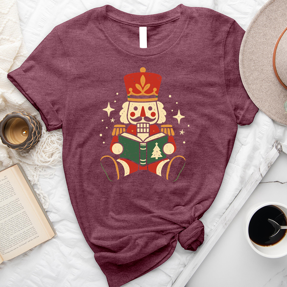 nutcracker reading unisex tee