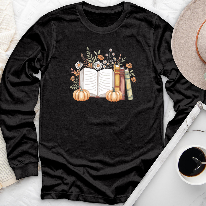 autumn pages long sleeve unisex tee
