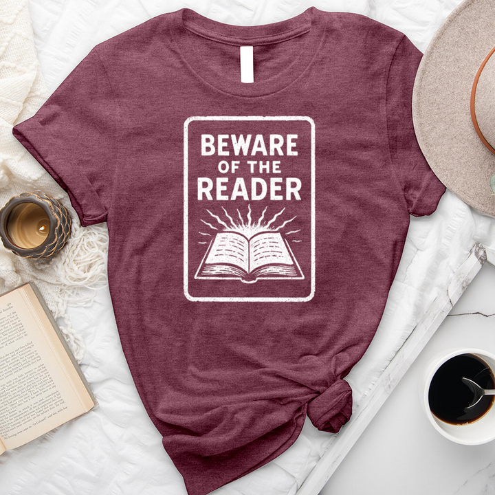 beware of the reader unisex tee