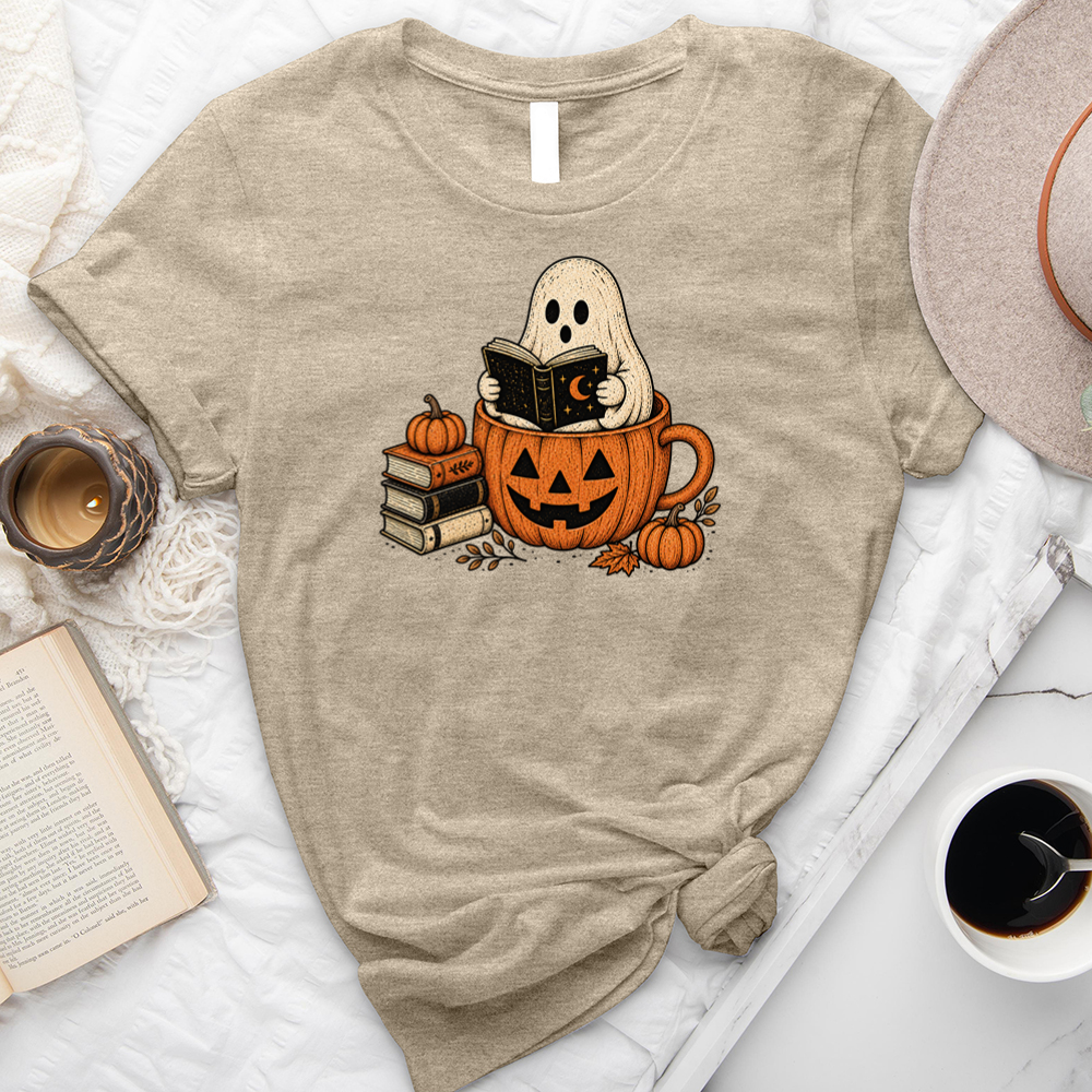 spooky bookworm unisex tee