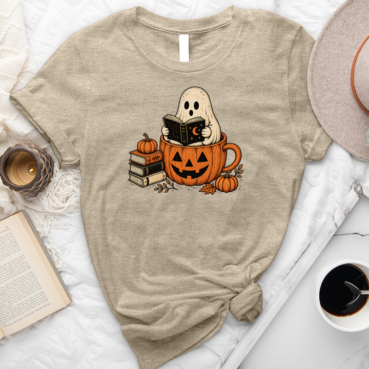 spooky bookworm unisex tee