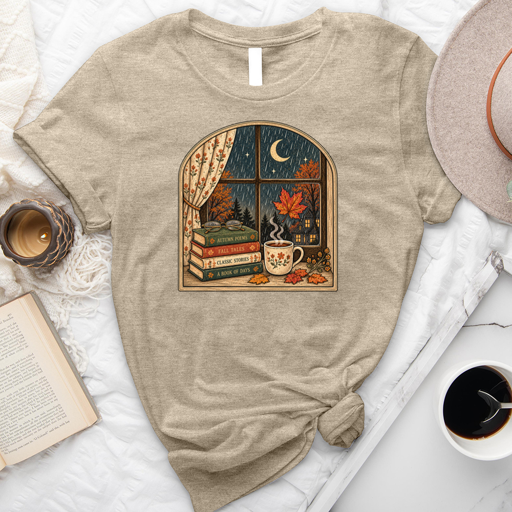 window into fall unisex tee