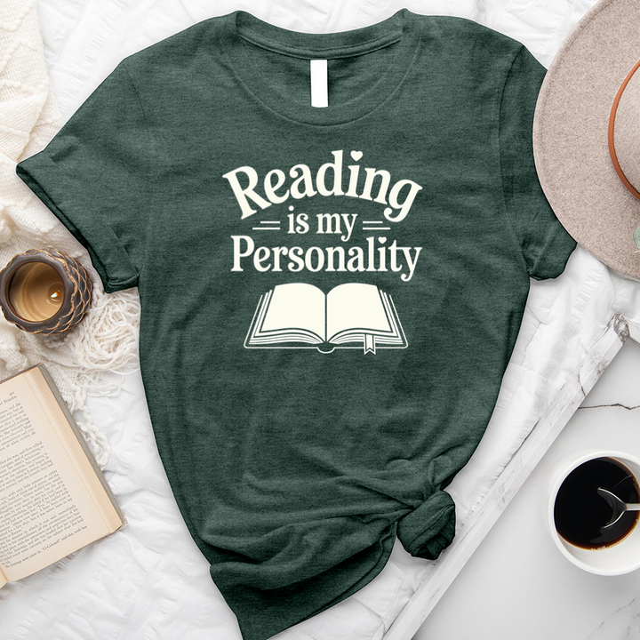 reading is my personality unisex tee