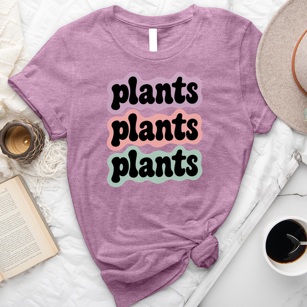 plants plants plants outline unisex tee