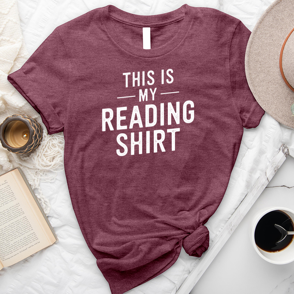 this is my reading shirt unisex tee