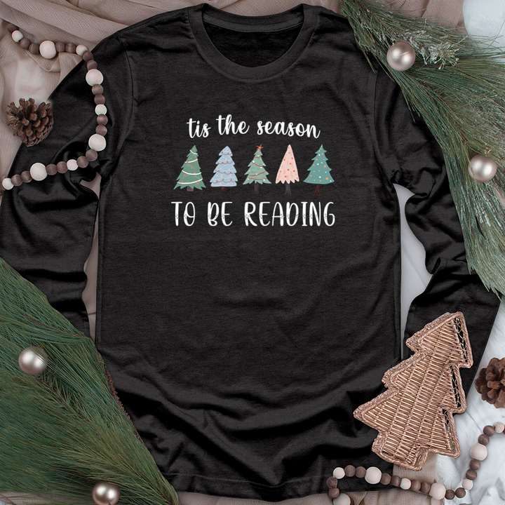 tis the season trees long sleeve unisex tee