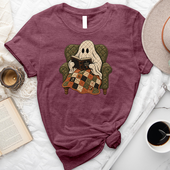quilted ghost unisex tee