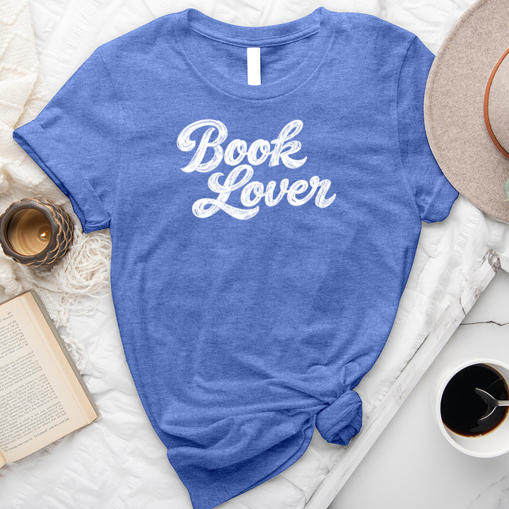 book lover script unisex tee