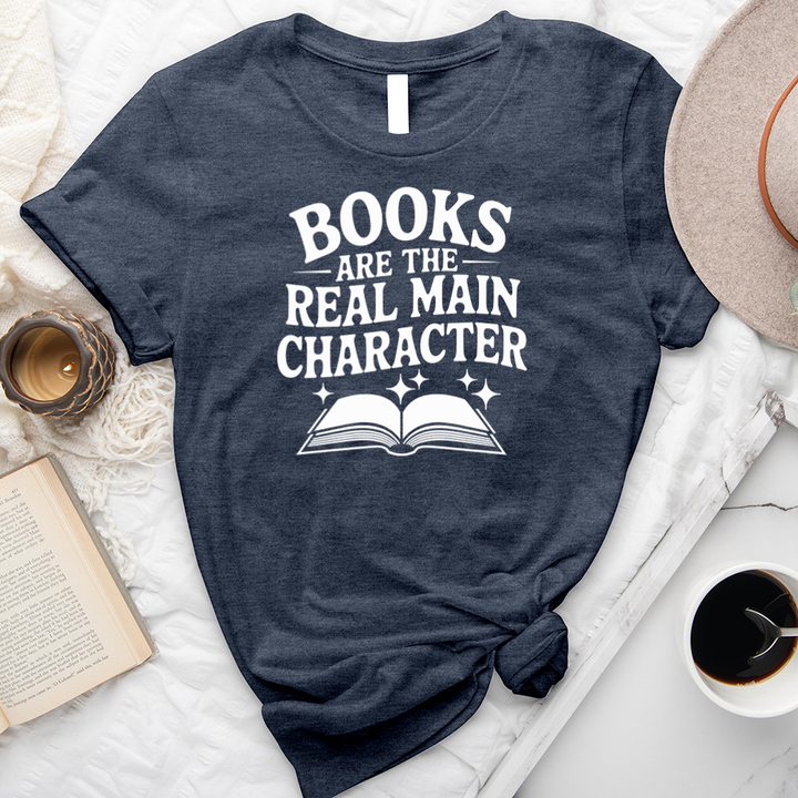 books the main character unisex tee