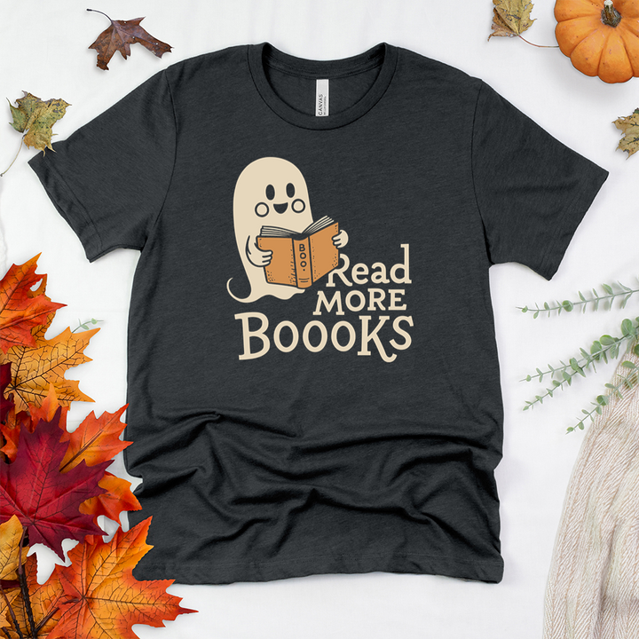read more boooks period unisex tee
