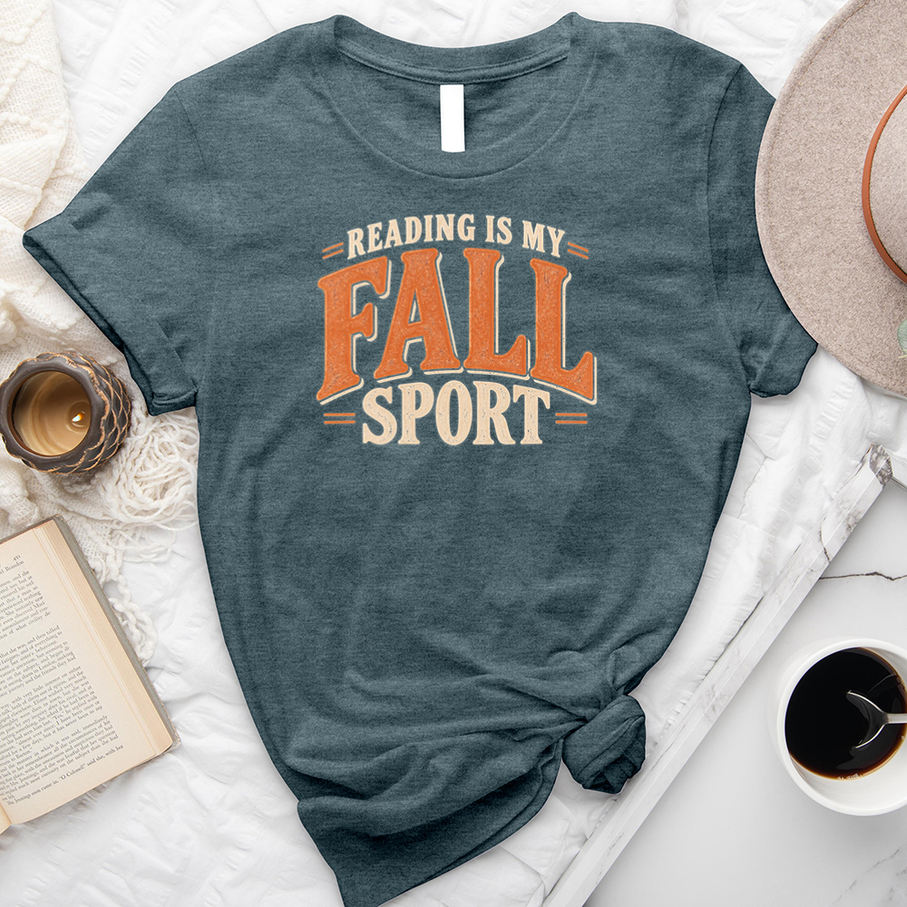 reading is my fall sport unisex tee