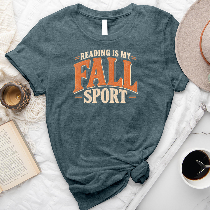 reading is my fall sport unisex tee