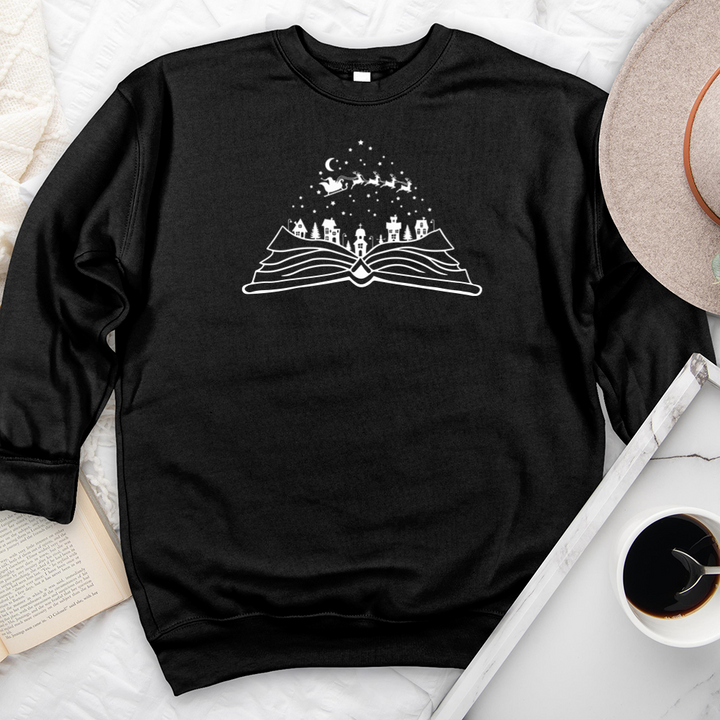 christmas village premium crewneck sweatshirt