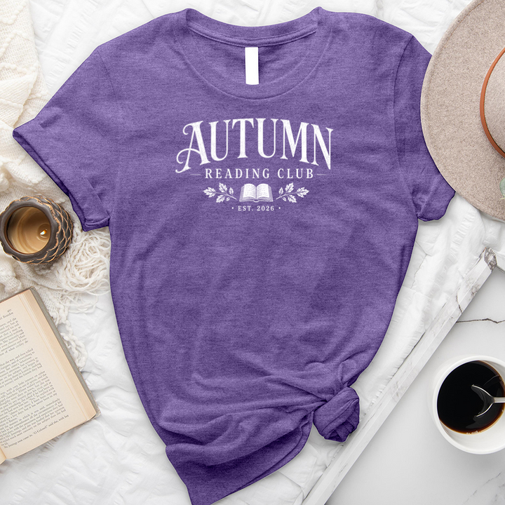 autumn reading club unisex tee