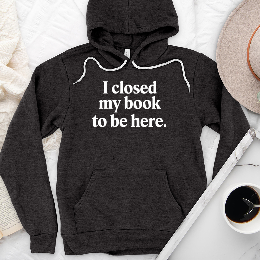 I closed my book premium hoodie sweatshirt