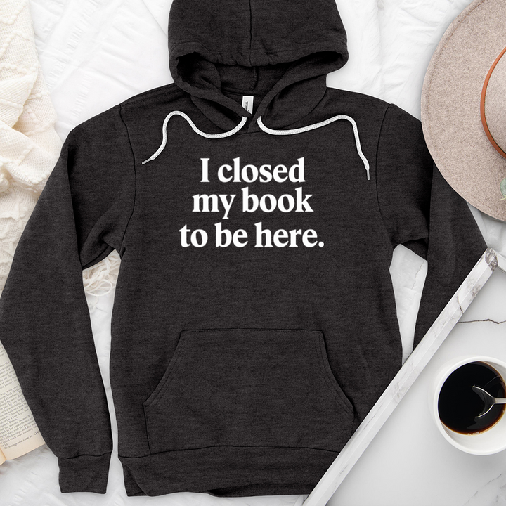 I closed my book premium hoodie sweatshirt