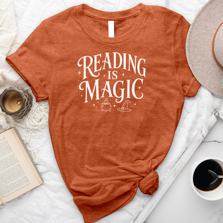reading is magic unisex tee