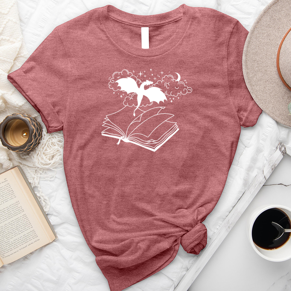 dragon book unisex tee