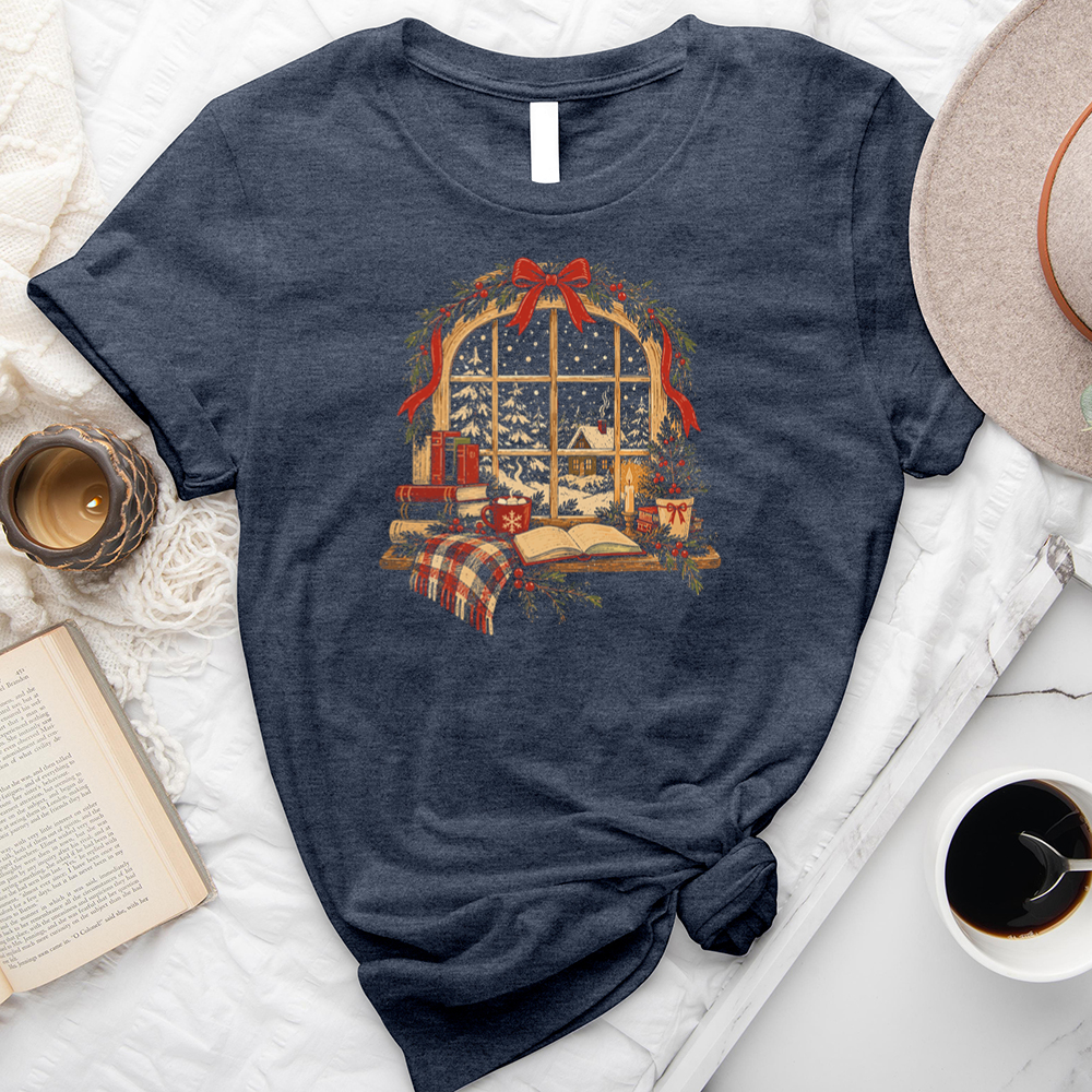 window into christmas unisex tee