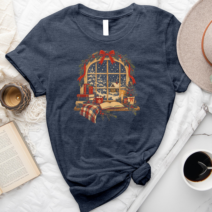 window into christmas unisex tee