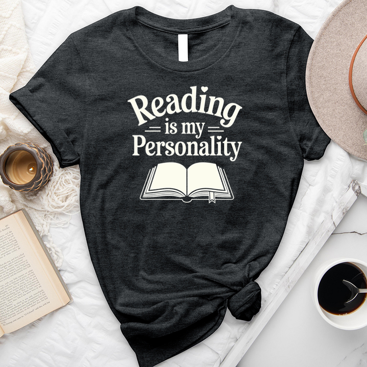 reading is my personality unisex tee