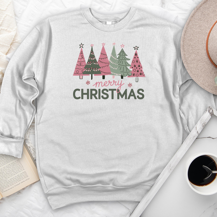 pink trees premium crewneck sweatshirt