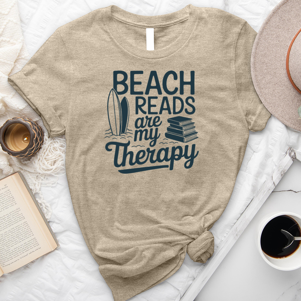 beach reads are my therapy unisex tee