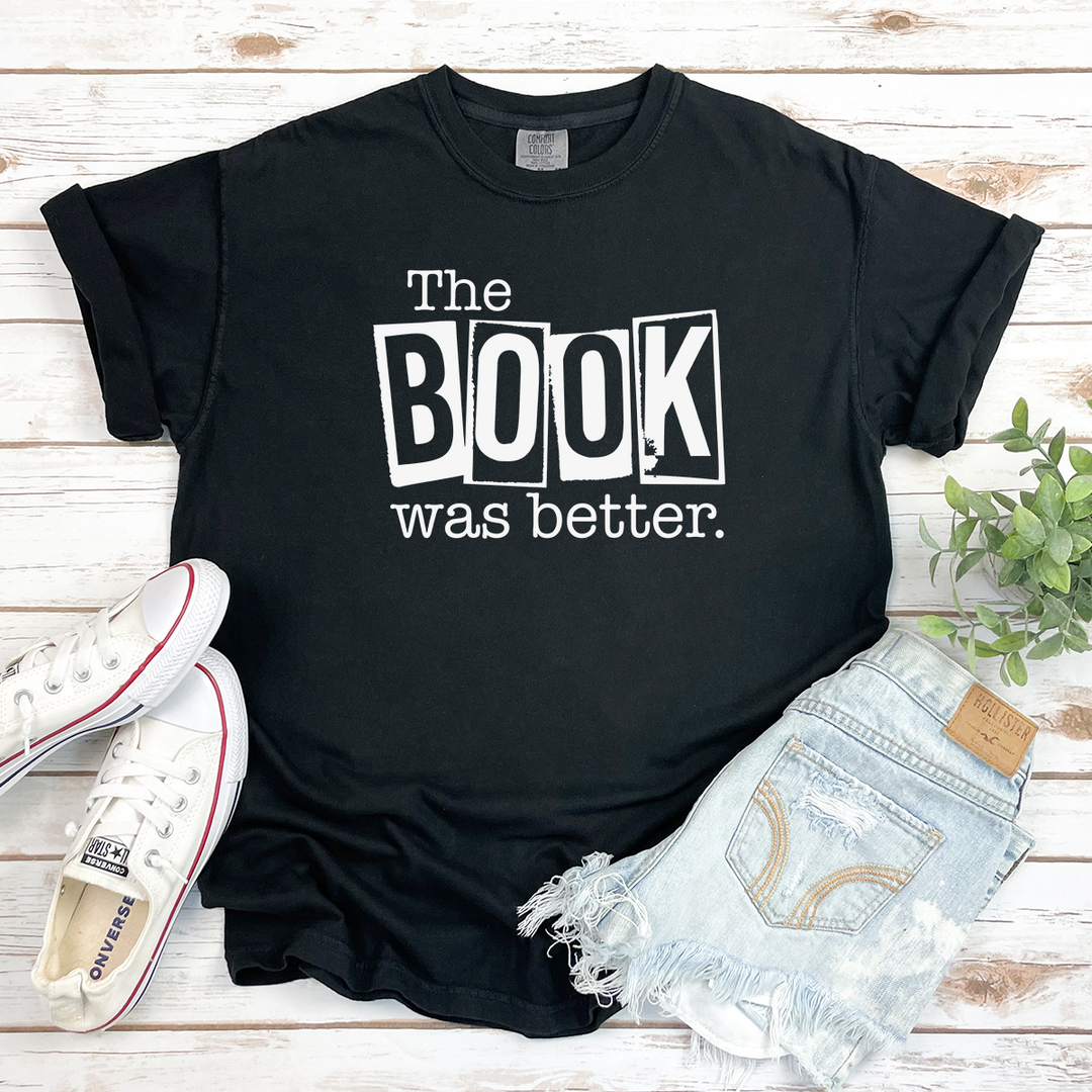 book was better cotton tee